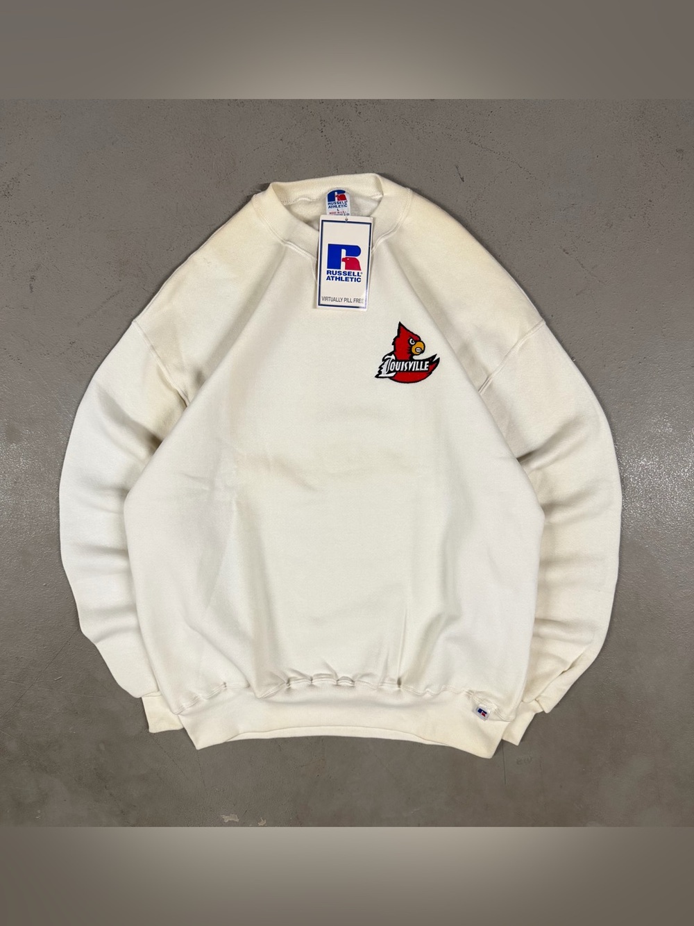 Vintage 90s Louisville Cardinals College Sportswear Retro Crewneck Sweatshirt